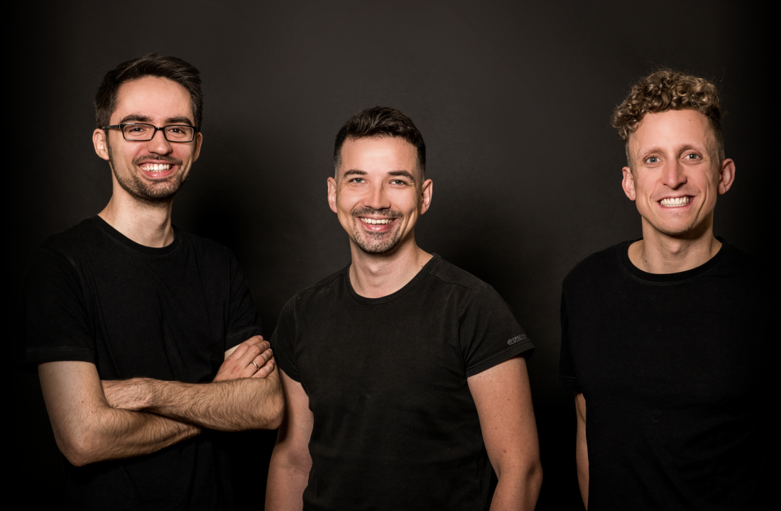 Drei Menschen aus dem esveo-Team